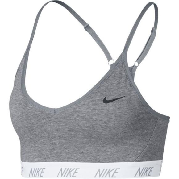 nike grey sports bra